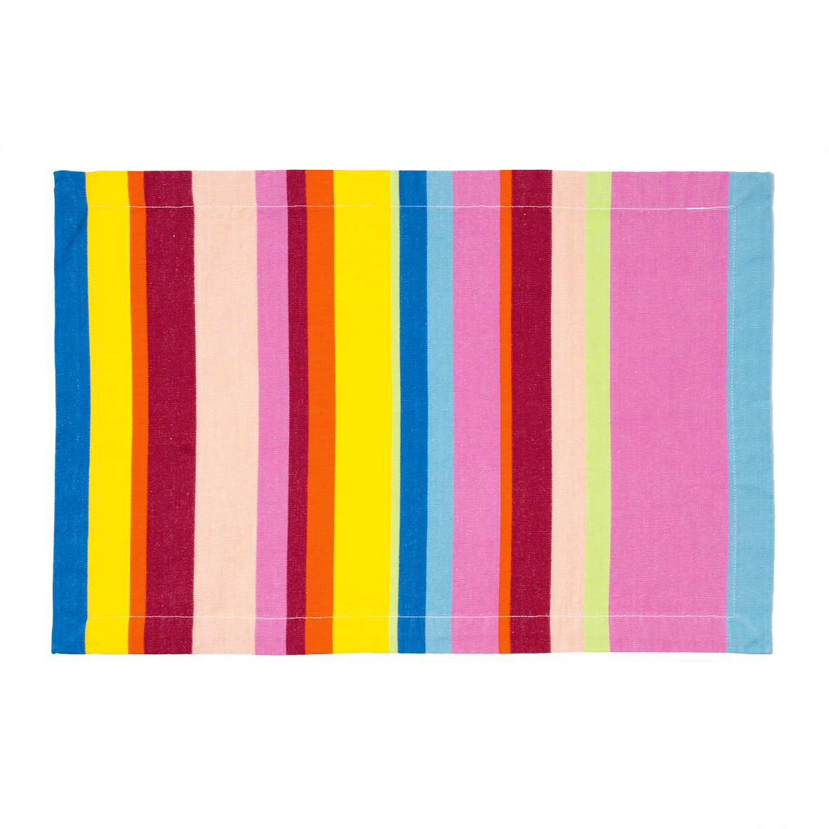 Abgebildet ist das Set SMILE multi in der Größe 35 x 50 cm. Das Set besteht aus mehreren farbenfrohen Kissen.