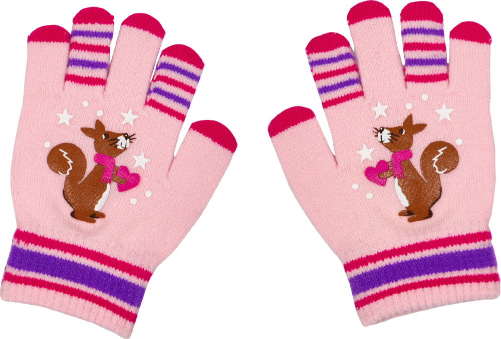 Auf dem Foto sieht man die 'Winterzauber Im Weihnachtswald - Zauberhandschuhe'. Der Artikel eignet sich ideal für kalte Wintertage.