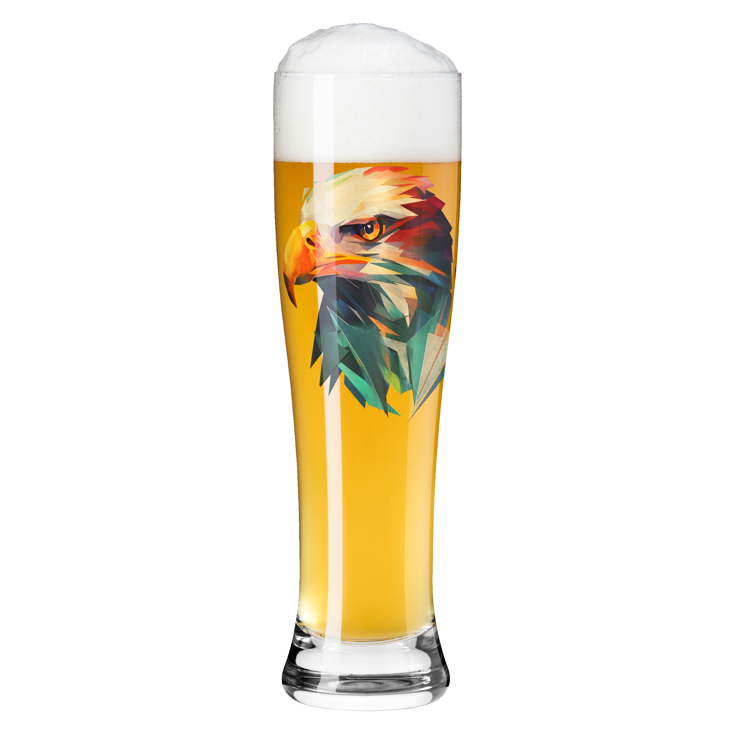 Abgebildet ist das Brauchzeit Weizen 26 T. Dabek H24. Das Glas ist für Weizenbier gedacht.