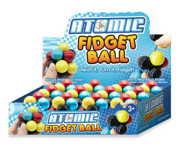Atomic Fidget Ball. Ein handlicher Ball zum Spielen und Stressabbau.