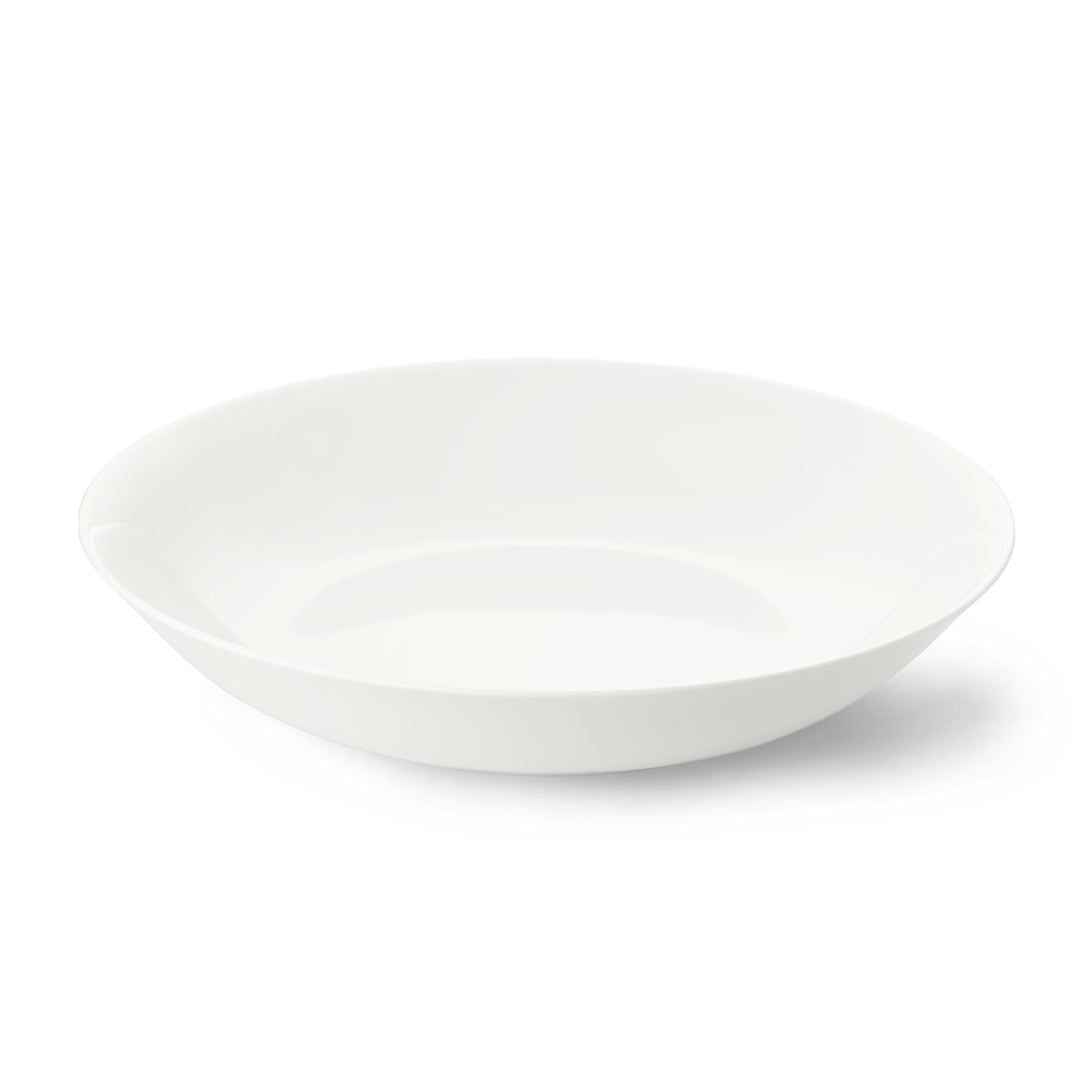 Eine runde Pastaschale aus Fine Bone China in reinem Weiß mit 33 cm Durchmesser. Diese Schale eignet sich perfekt zum Servieren von Pasta.