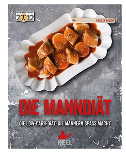 Das Bild zeigt das Produkt "Die Manndiät". Es handelt sich um ein entsprechendes Produkt zur Diät für Männer.