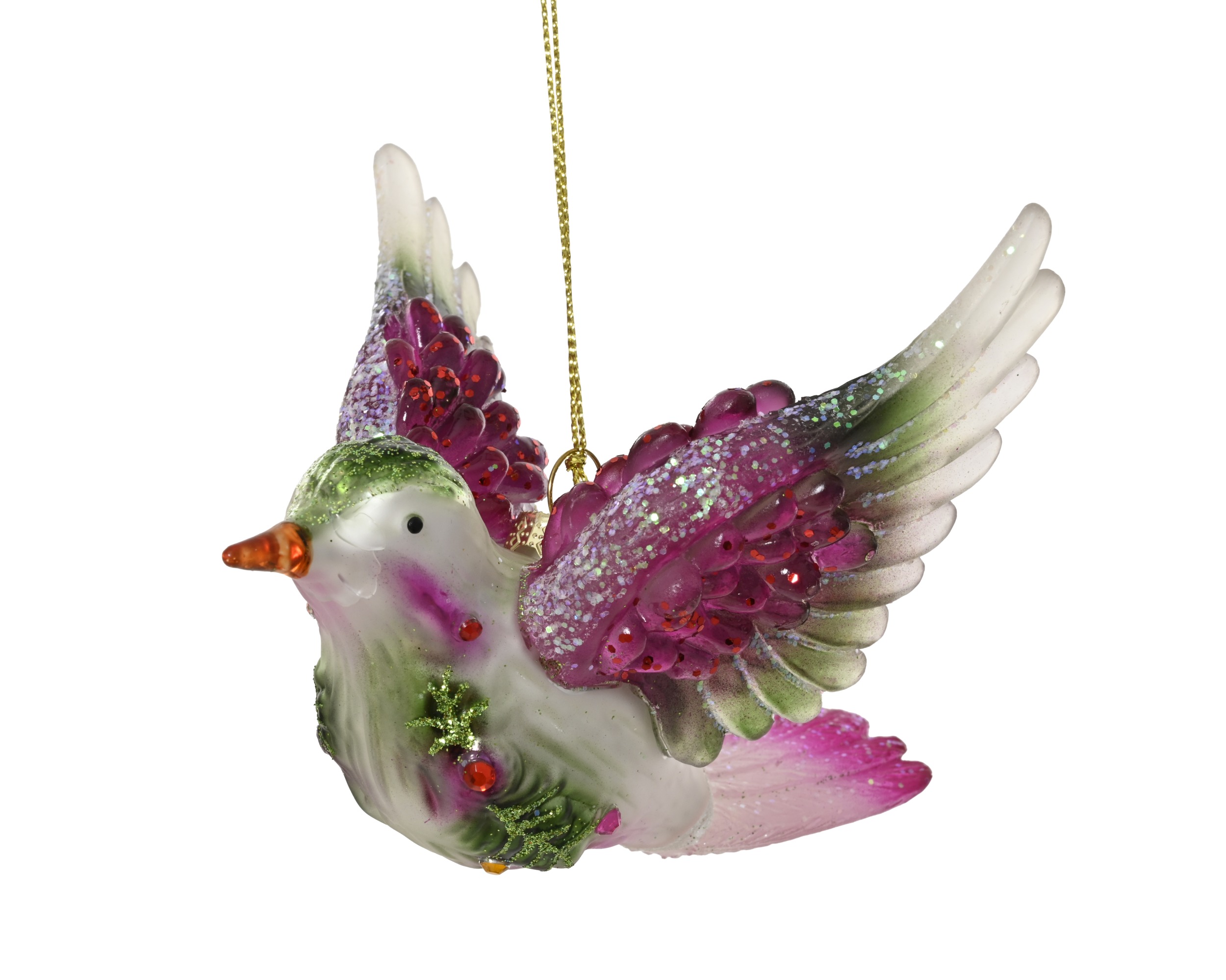 Dies ist das Produkt Vogel Glas. Es zeigt ein Glas mit einem Vogelmotiv.
