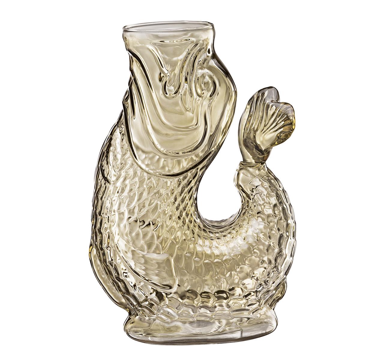 Abgebildet ist die Wasserkaraffe Nemo in Beige. Sie ist stilvoll und nützlich im Alltag.