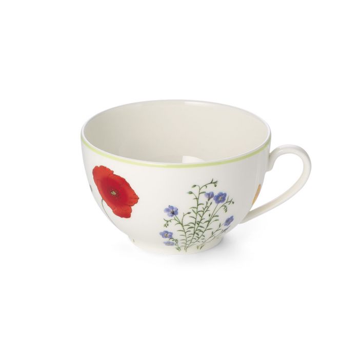 Dies ist eine Grand Obertasse mit einem Fassungsvermögen von 0,40 l aus der Kollektion Sommergarden Fine Bone China. Die Tasse ist elegant gestaltet und eignet sich ideal für Kaffee oder Tee.