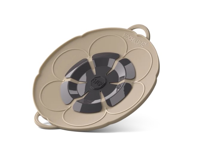 Das Bild zeigt das Produkt Kochblume S Taupe. Es ist eine kleine Küchenblume in Taupe.