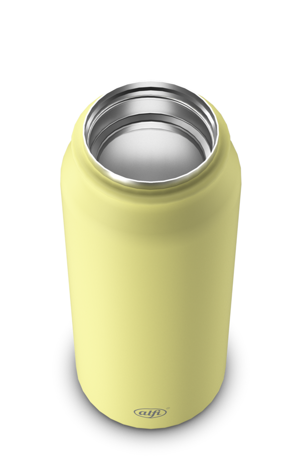 Das Bild zeigt einen Behälter oder Becher von der Seite oder oben. Die Konturen sind gut zu erkennen.