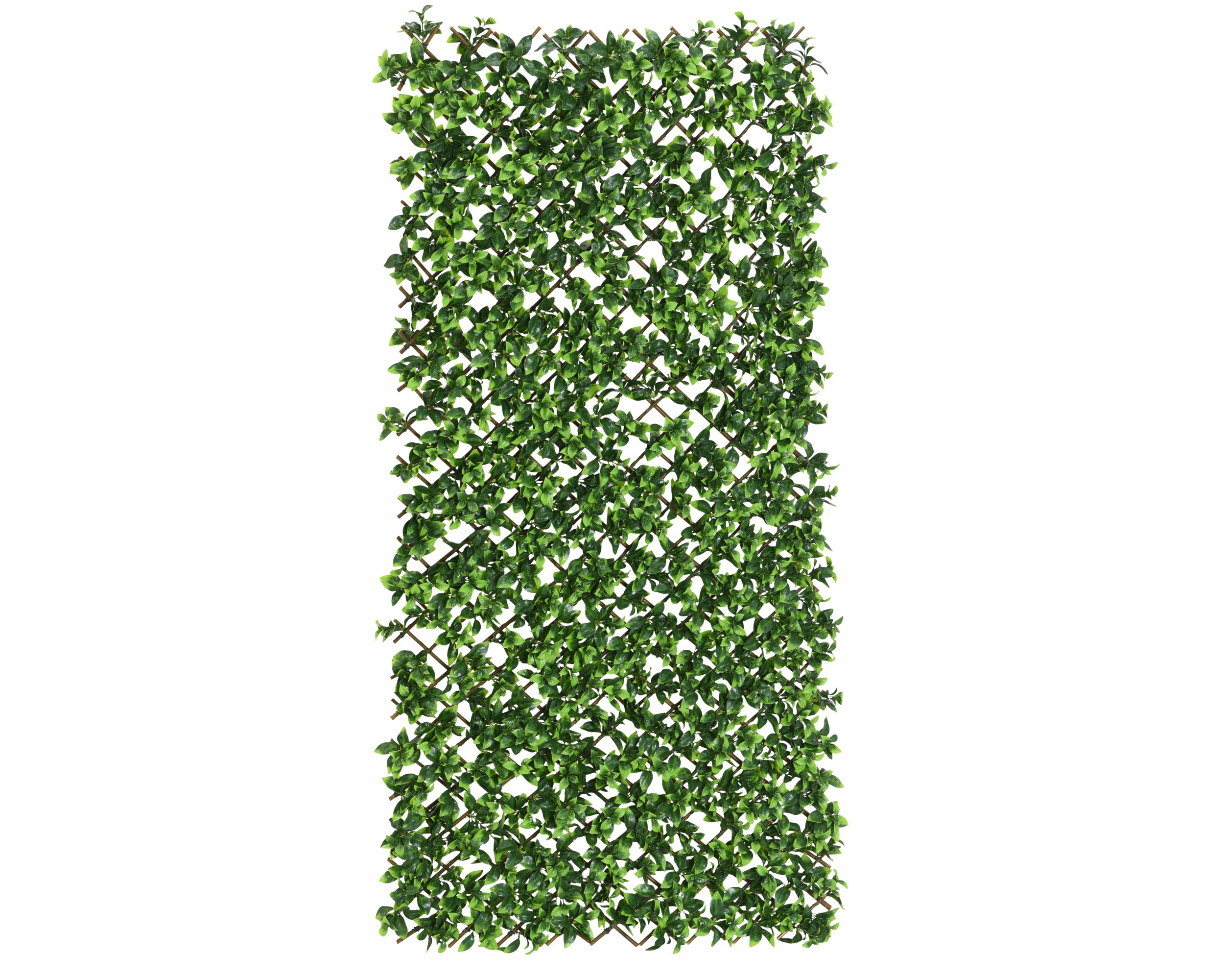 Grüner Zaun aus Kunststoff. Das Bild veranschaulicht das Aussehen und die Beschaffenheit des Zauns.