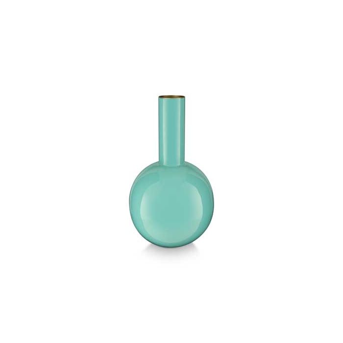 Pip Studio Vase Metal Small Bright Blue 15X26cm