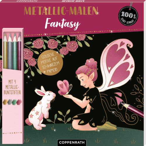 Metallic-Malen Fantasy (m. Metallic-Buntstiften) -