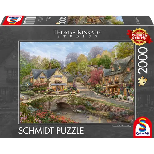 T.Kinkade: Sommer in Cobblestone Village - Pz 2000