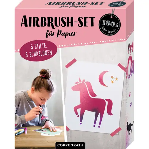 Airbrush-Set für Papier | Kit (Bastelset) | 100% selbst gemacht | Deutsch | 2025 - Image 11