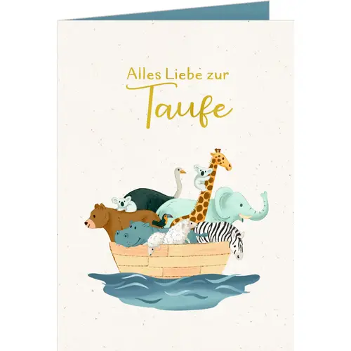 Pop-Up-Grußkarte Alles Liebe Zur Taufe
