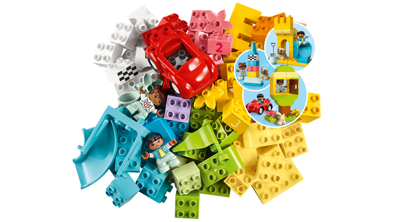 Lego Unisex Kinder Bunt Deluxe Duplo Brick Box - Bild 27