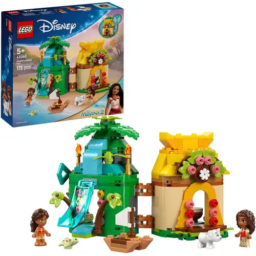 Lego Konstruktionsspielzeug 43260 Disney Princess Vaiana Inselhaus 175 Teile 2 Figuren - Image 13