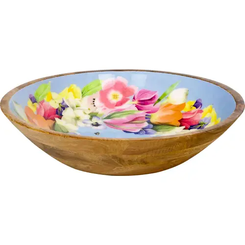 Holzschale Gartenliebe - M. Bastin