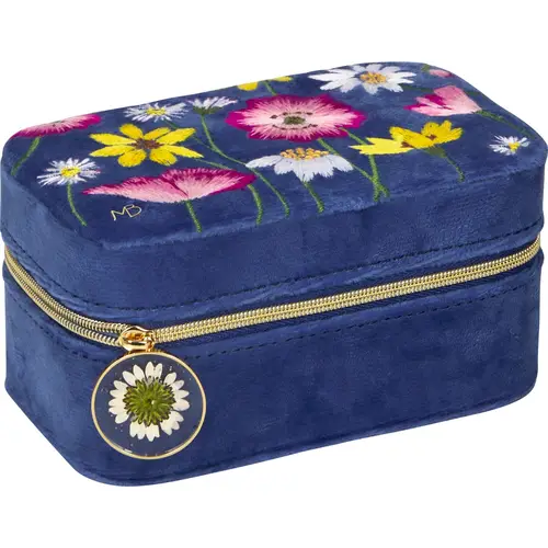 Schmuckkästchen M. Stickerei Gartenliebe