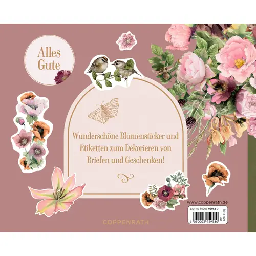 Stickerbuch Zauberhafte Sticker & Etiketten - Blüt