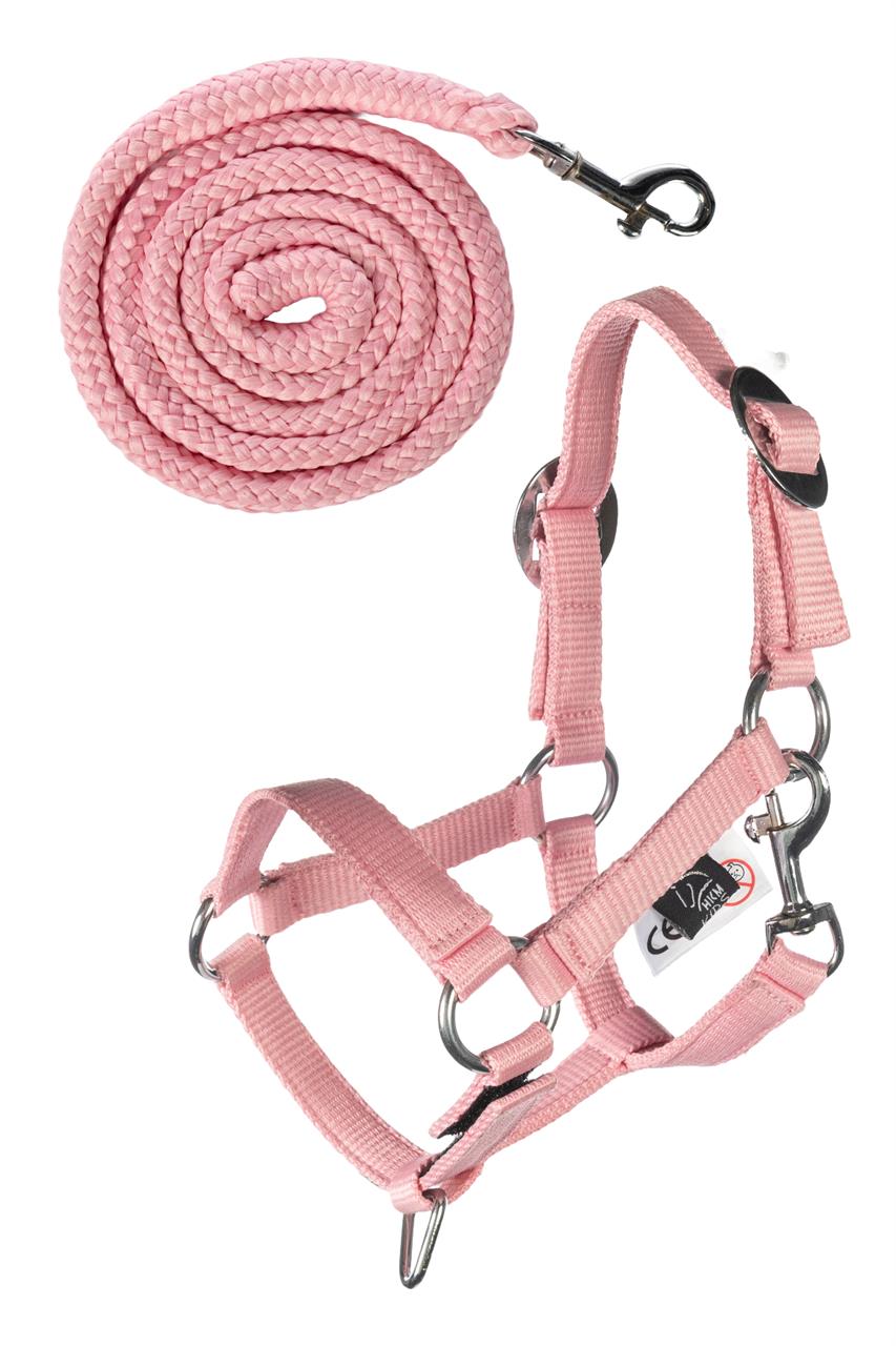 Halfter und Strick -Hobby Horsing Basic-3800 rosa