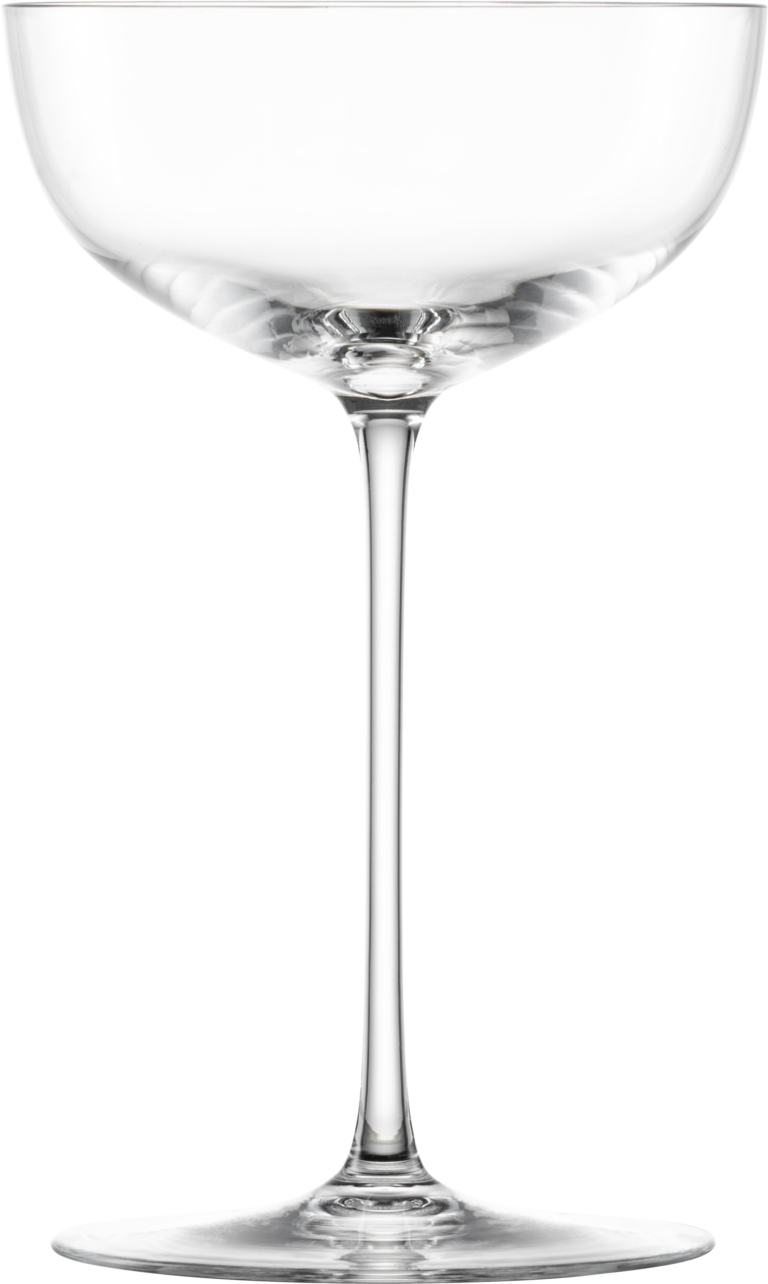 Eine Cocktailschale der Tone-Reihe ist zu sehen. Das Glas ist transparent und wirkt filigran.