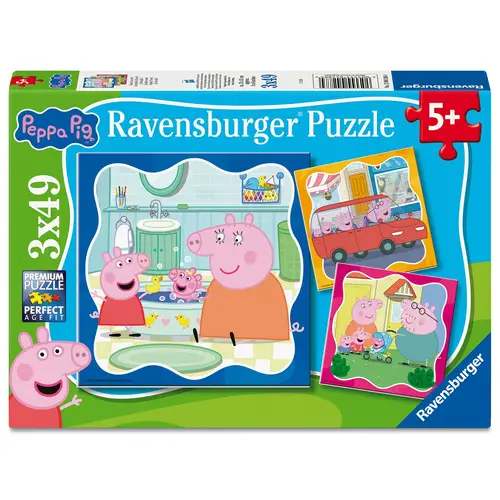 Peppa Pig - Puzzle 3x49 Teile
