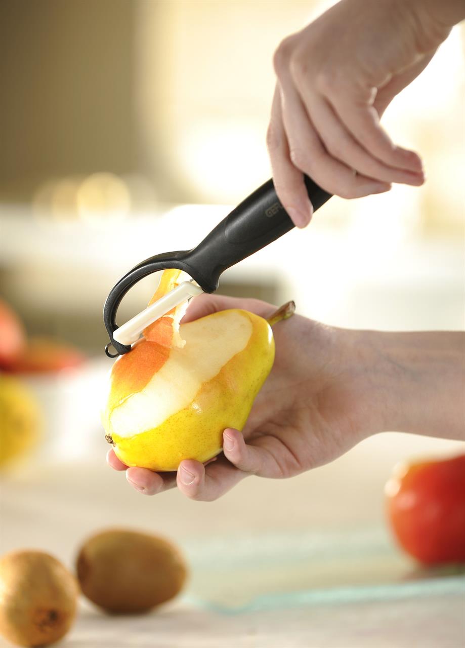 Keramikschäler mit Senkrechter Klinge