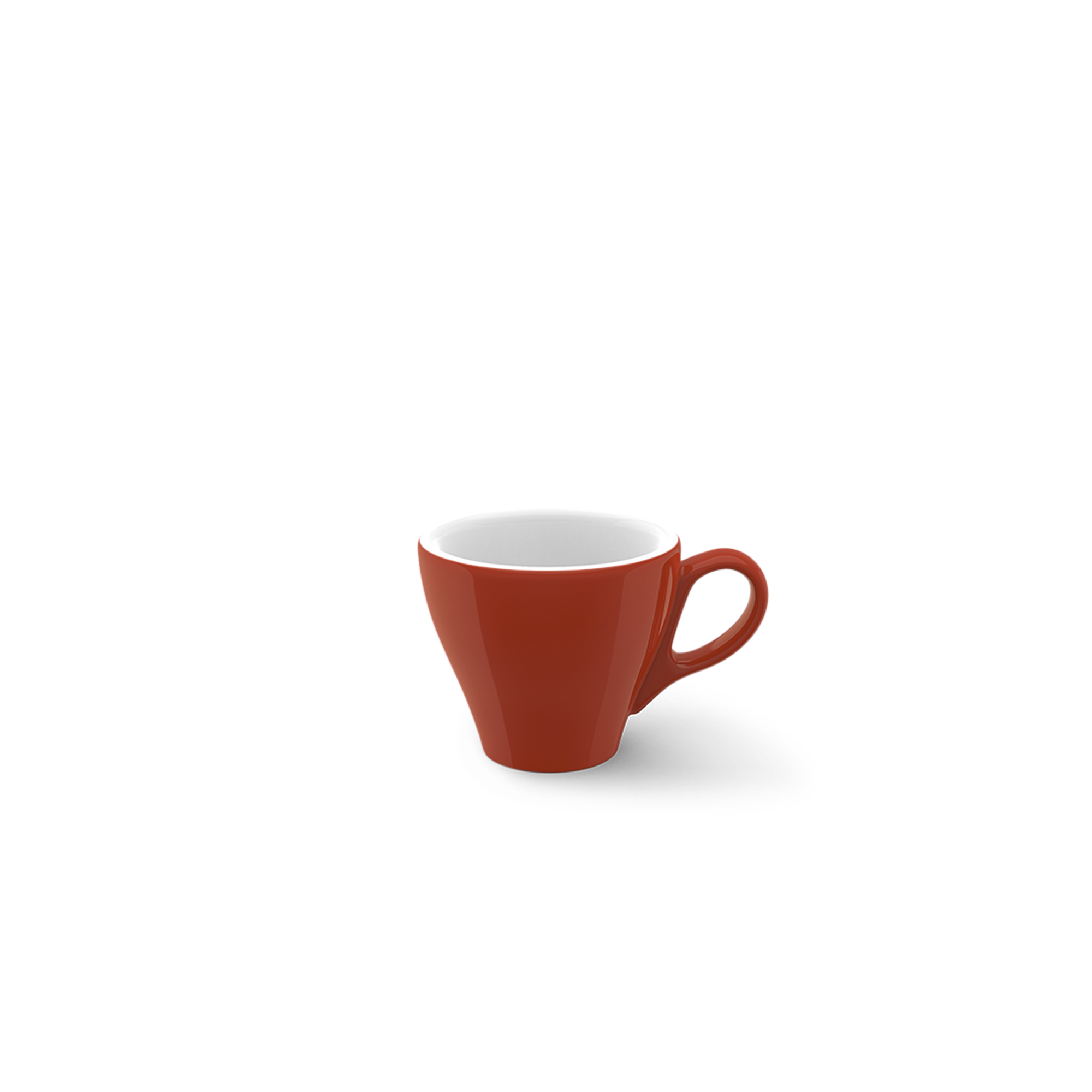 Dies ist eine Espresso Obertasse Classico mit einem Fassungsvermögen von 0,09 Litern. Die Tasse ist in der Farbe Paprika Solid C gehalten.