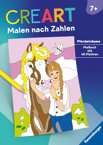 Ravensburger Mädchen Pferdeträume - Creart Malen Nach Zahlen Ab 7