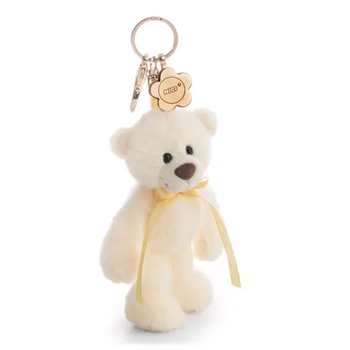 Schlüsselanhänger Bär Finni gelb 13cm schlenkernd