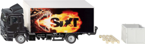 SIKU 1997 MAN LKW mit Kofferaufbau, Ladebordwand und Gitterbox - Image 6