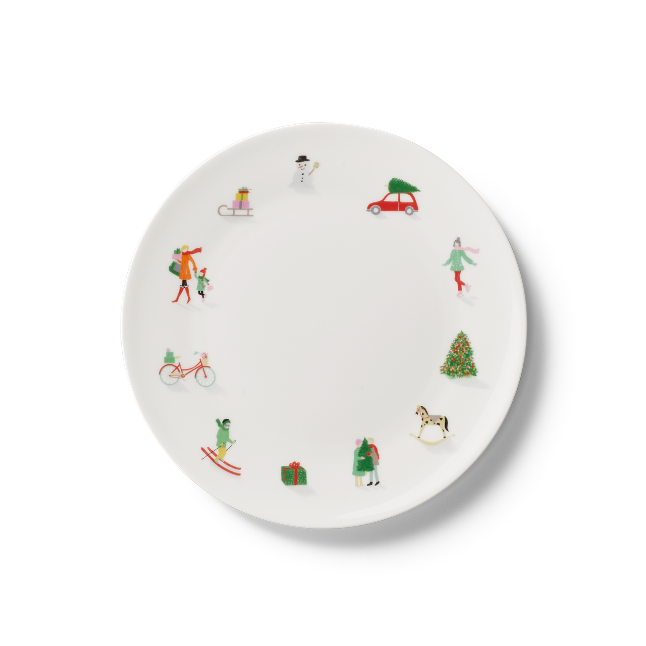 Teller flach 24 cm Noel Fine Bone China