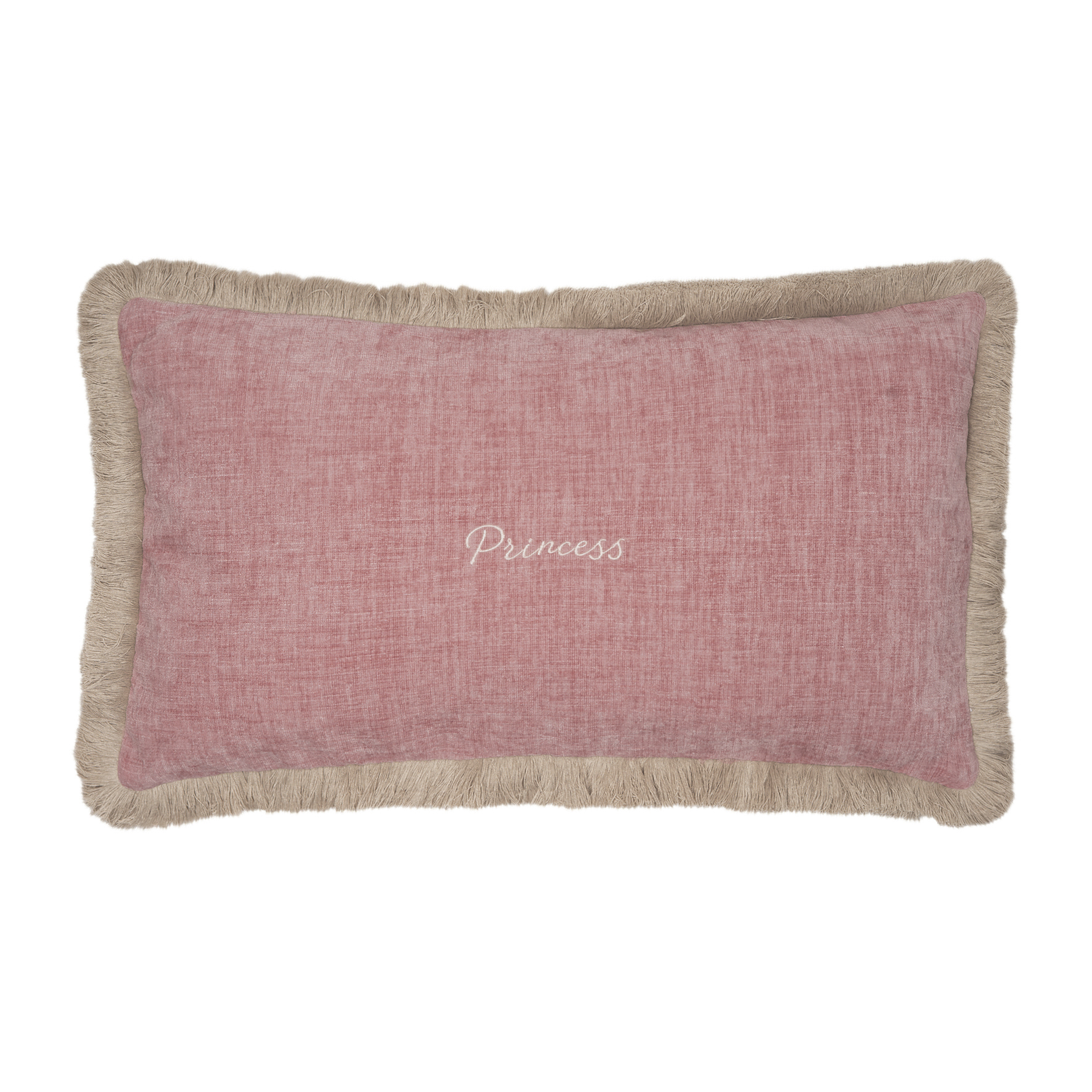 Kissen DESIRE in Princess Rose, 30 x 50 cm. Ein feminines Kissen mit Füllung für das Bett oder Sofa.