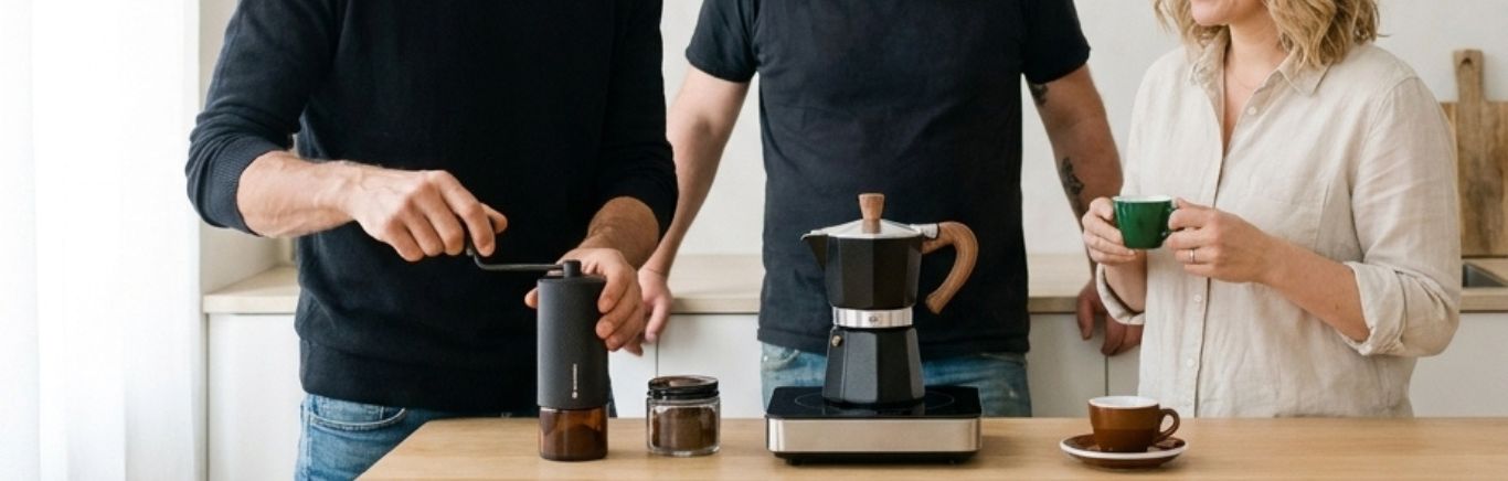 Ein Glas Espresso ist zu sehen. Das Foto zeigt das Getränk in Nahaufnahme.