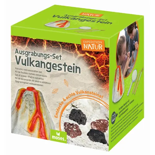 Ausgrabungs-Set Vulkangestein - Expedition Natur