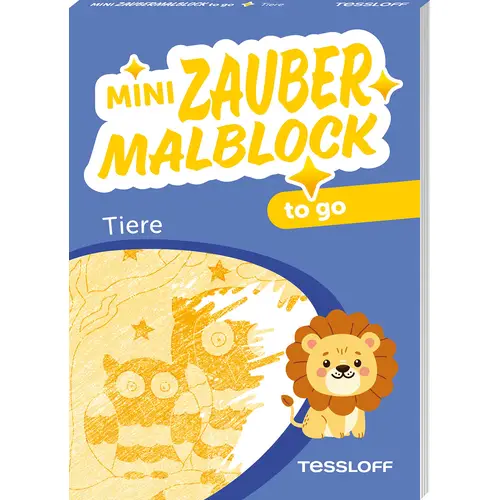 Mini Zaubermalblock to go Tiere