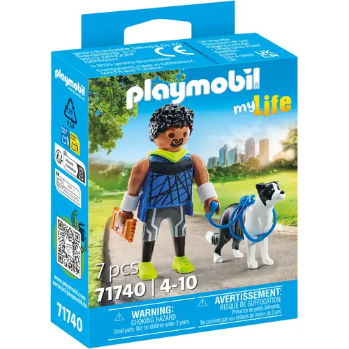 PLAYMOBIL® MyLife Jogger mit Border Collie 71740