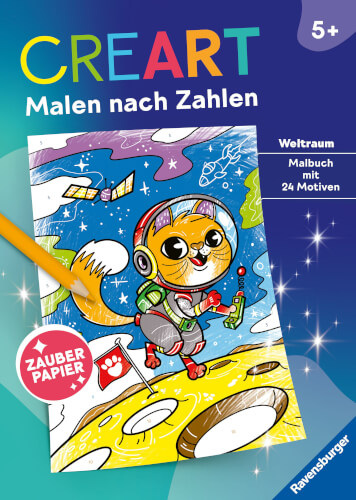 Ravensburger Mädchen Weltraum Kreativität - Creart Malen Nach Zahlen Ab