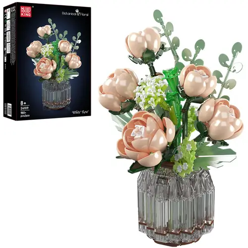 Mould King® 24109 White Rose