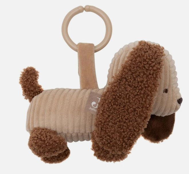 Hier ist ein Kinderwagen-Anhänger Diego Dog abgebildet. Der Anhänger ist ein hübsches Accessoire für den Kinderwagen.