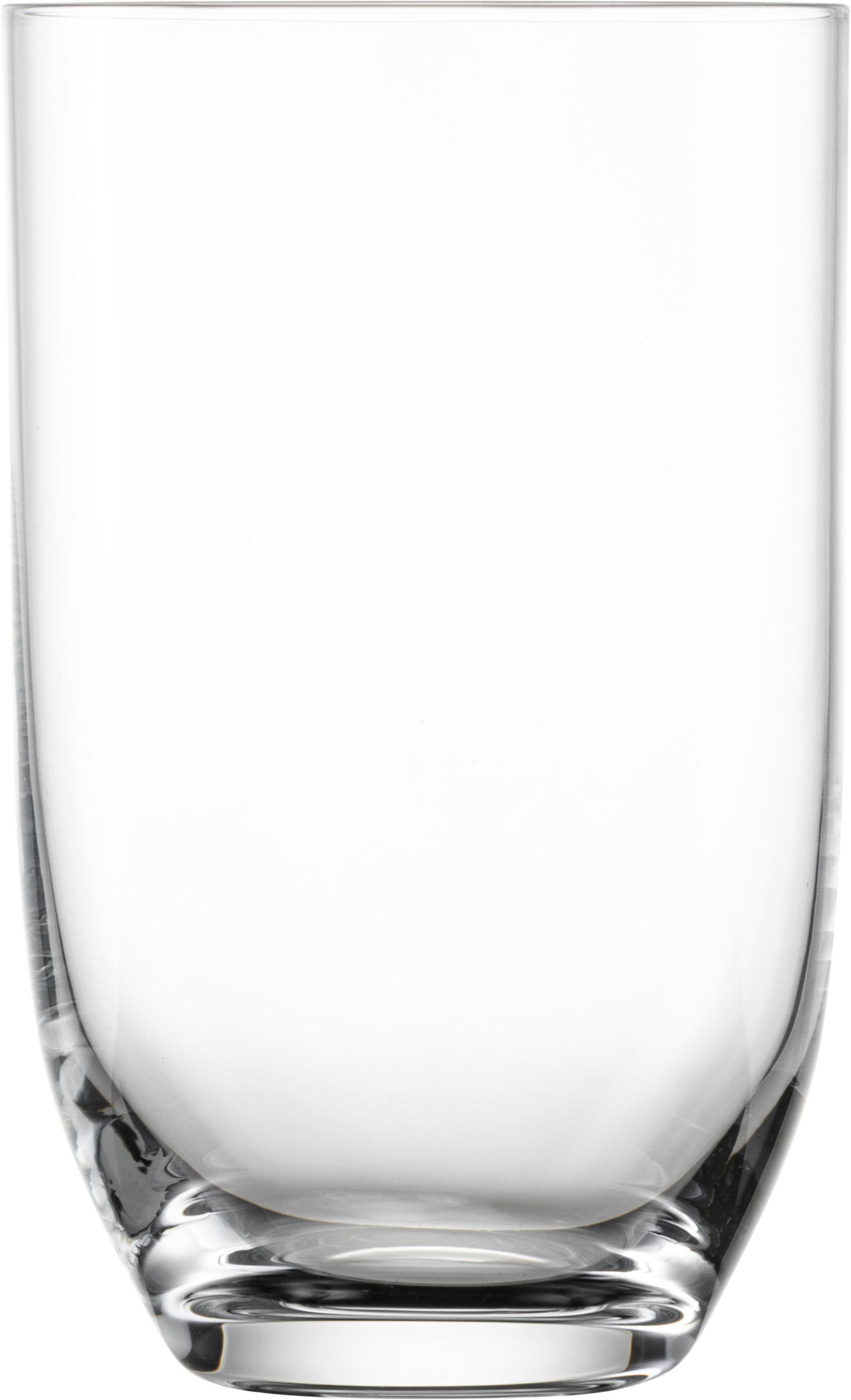 Im Bild sieht man ein Glas der Serie TONE. Das Glas steht aufrecht und leer auf der Fläche.