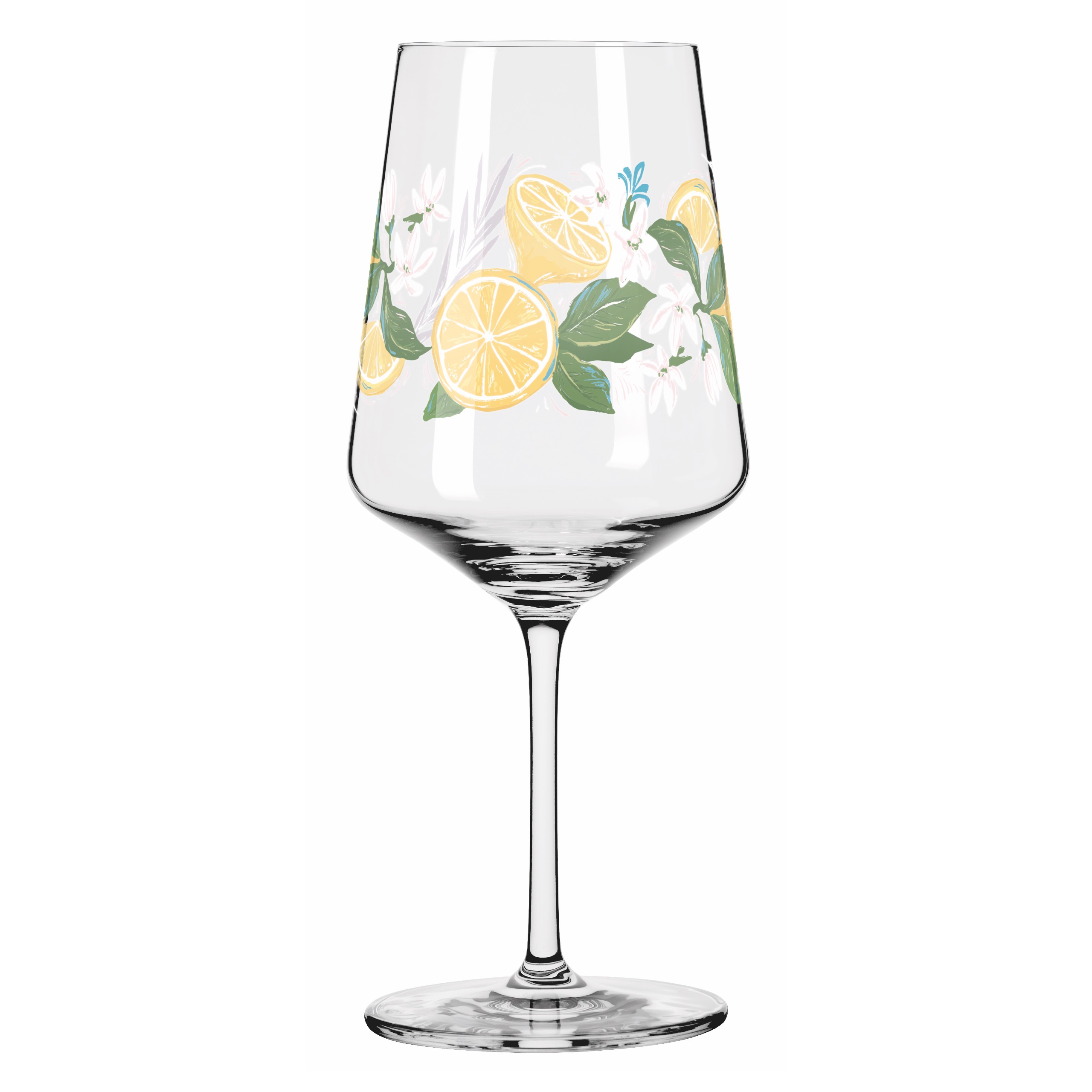 Abgebildet ist das PROM Sommertau Limoncello 2er-Set F25. Zwei Gläser für Limoncello-Genießer.