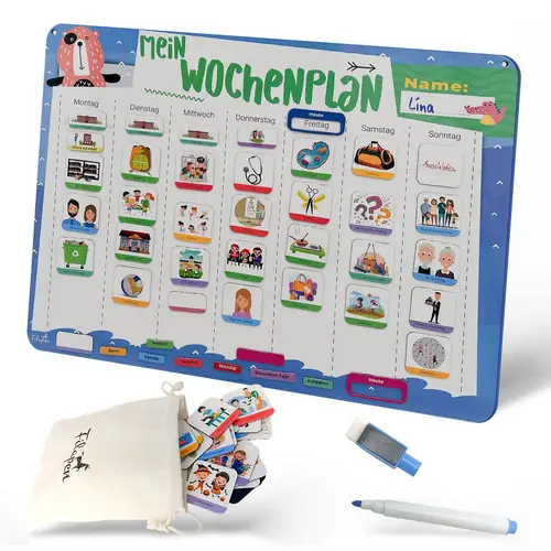 Wochenplaner Magnettafel
