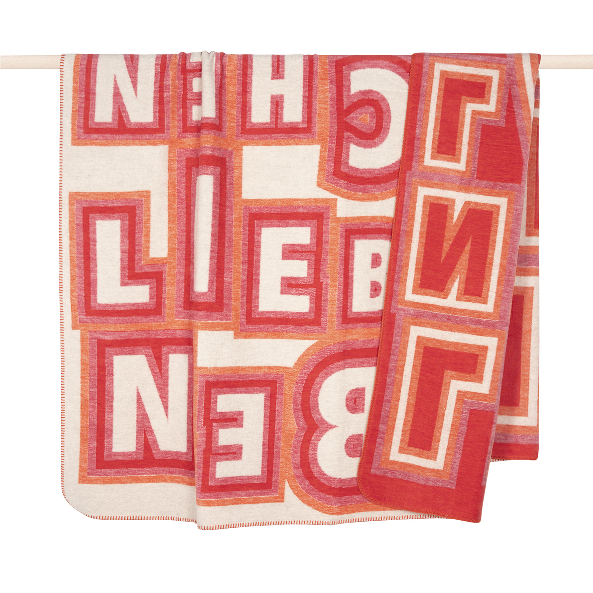 Abgebildet ist die Decke CIRCLE OF LIFE in bunten Farben, Größe 150 x 200 cm. Die Decke ist ideal für gemütliche Stunden.