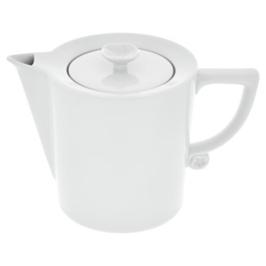 Die Abbildung zeigt eine weiße Kanne mit einem Fassungsvermögen von 0,75 Litern. Sie gehört zur Serie Royal Blossom und hat die Form Nummer 41.