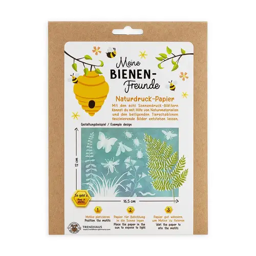 Naturdruck-Papier 16-teilig