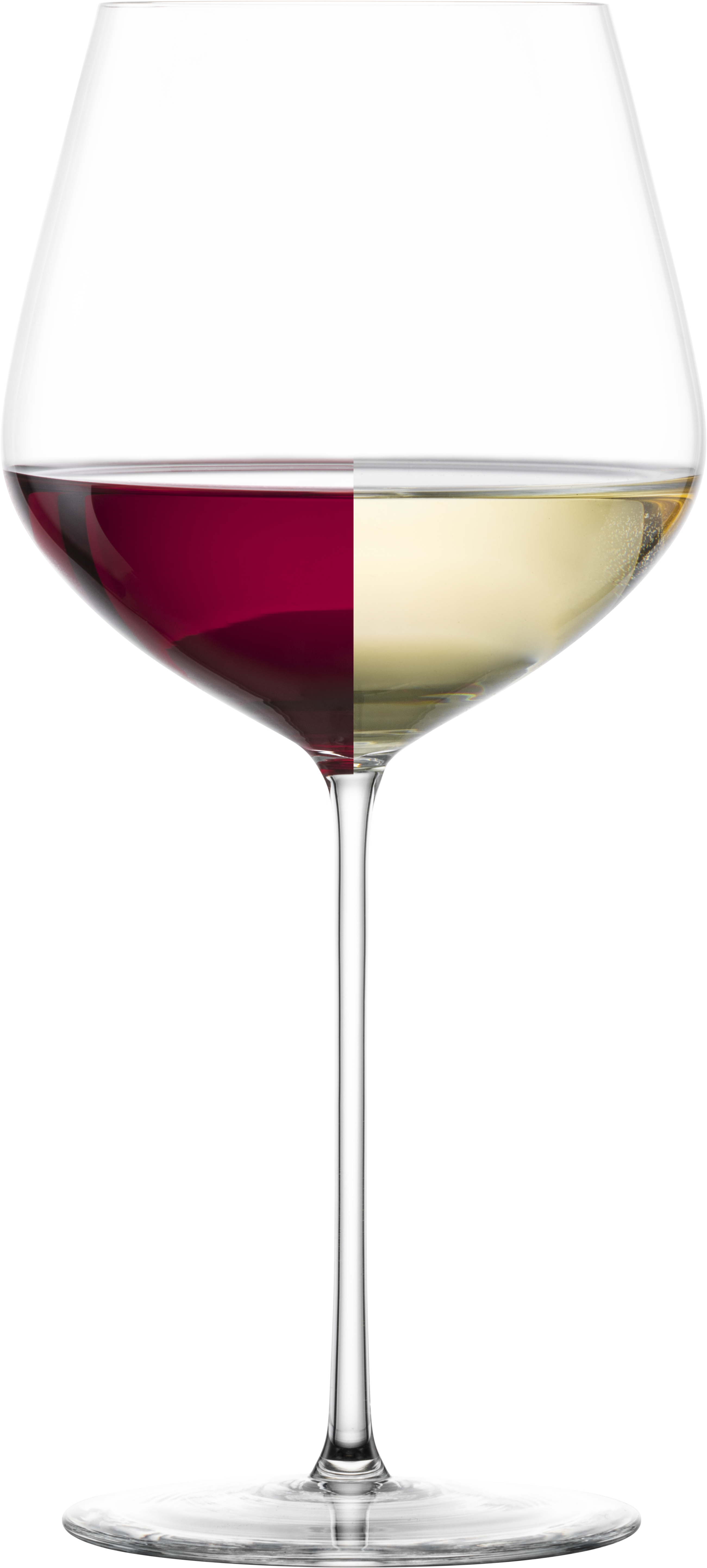 Ein Allroundglas aus der VUELO-Serie ist zu sehen. Das Glas ist schlicht und modern gestaltet.