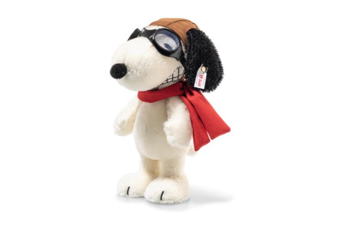 Abgebildet ist Snoopy 28 Rms Weiss Flying Ace *Limited Edition*. Snoopy ist weiß und als Flying Ace dargestellt.