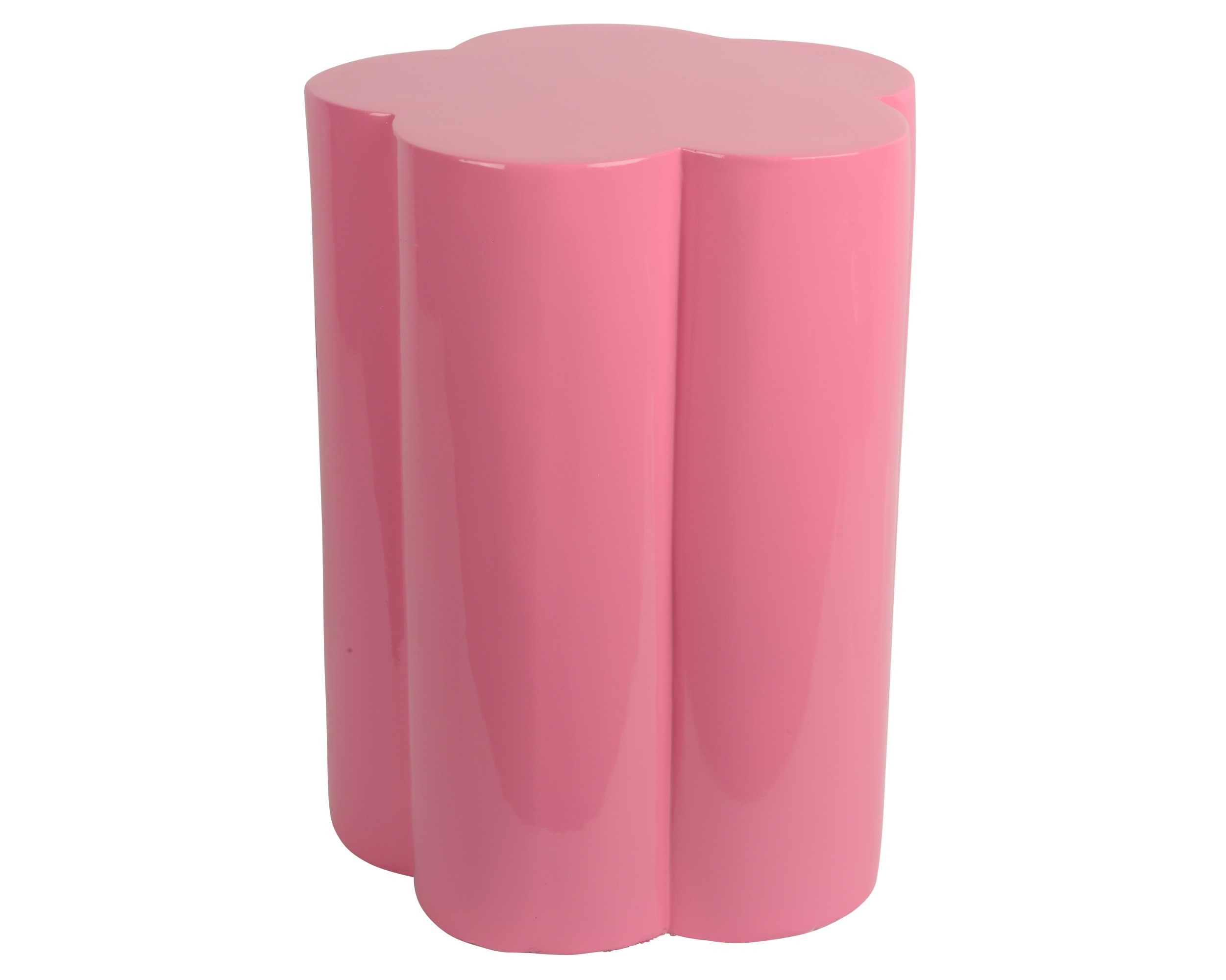 Beistelltisch magnesium outdoor rosa ist auf dem Bild zu sehen. Es handelt sich um einen kleinen Tisch für den Außenbereich in rosa Farbe.
