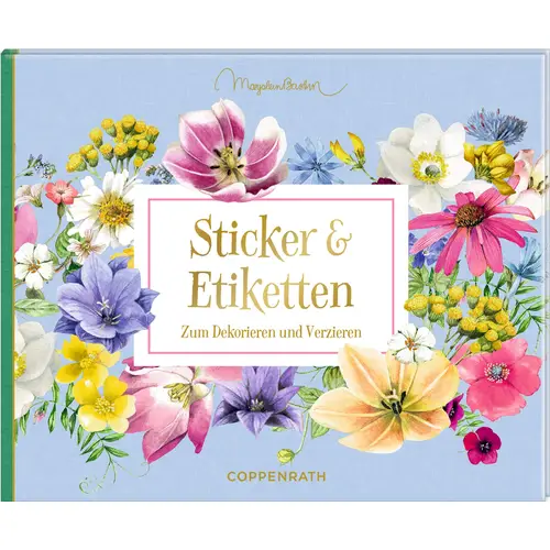 Stickerbuch Sticker & Etiketten Gartenl