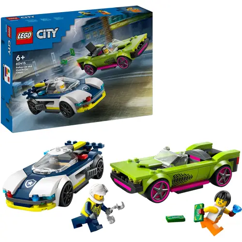 LEGO® City Verfolgungsjagd mit Polizeiauto und Mus
